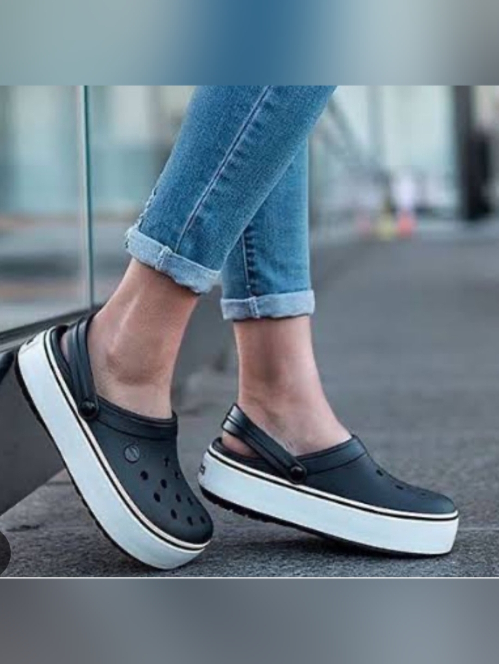Crocs Crocband Platform Women US Size 7 Great Cond "Hit The Ad To See The  Pics"